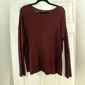 Forever 21 Women's Red Knit Sweater